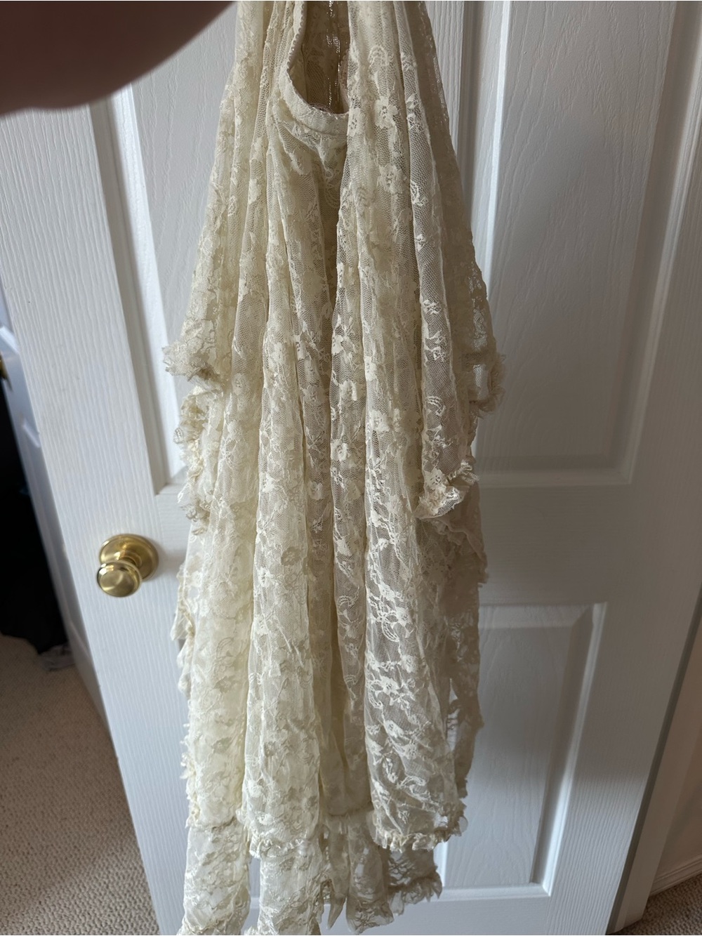 Free people lace skirt